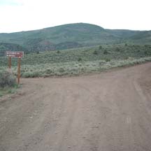 Paiute ATV Trail intersection 01 and 25